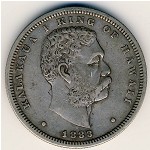 Гавайские острова, 1/2 доллара (1883 г.)
