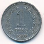 Argentina, 1 peso, 1960