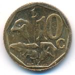 South Africa, 10 cents, 2008