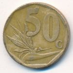 South Africa, 50 cents, 2014