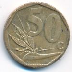 South Africa, 50 cents, 2015