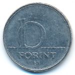 Hungary, 10 forint, 2008
