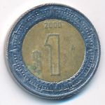 Мексика, 1 песо (2000 г.)