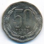 Чили, 50 песо (2006 г.)