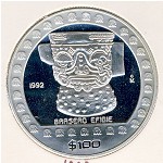 Mexico, 100 pesos, 1992