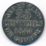 Женева, 25 сентим (1839–1844 г.)