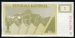 Slovenia, 1 толар, 1990