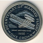 Isle of Man, 1 crown, 1983