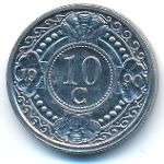 Антильские острова, 10 центов (1990 г.)