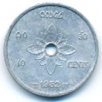 Лаос, 10 центов (1952 г.)