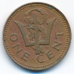 Barbados, 1 cent, 1973