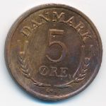 Denmark, 5 ore, 1964