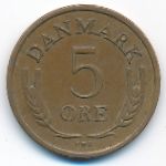 Denmark, 5 ore, 1966