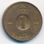 Sweden, 1 ore, 1955