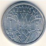 Реюньон, 1 франк (1948–1973 г.)