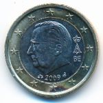 Бельгия, 1 евро (2009–2013 г.)