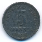 Germany, 5 pfennig, 1920