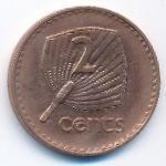 Fiji, 2 cents, 2001