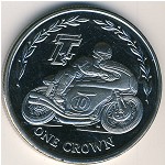 Isle of Man, 1 crown, 2005