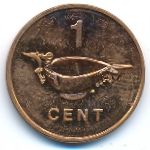 Соломоновы острова, 1 цент (1977–1978 г.)