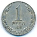 Chile, 1 peso, 1976