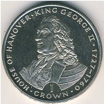 Gibraltar, 1 crown, 1993