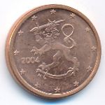 Finland, 1 euro cent, 2004