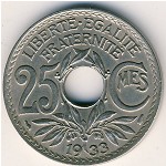 France, 25 centimes, 1917–1937