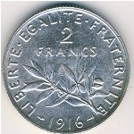 Франция, 2 франка (1898–1920 г.)