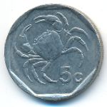 Мальта, 5 центов (1998 г.)