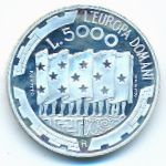 San Marino, 5000 lire, 1999