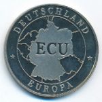 Germany., 1 ecu, 1992