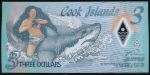Cook Islands, 3 доллара