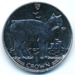 Остров Мэн, 1 крона (1988 г.)