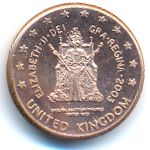 Великобритания., 1 евроцент (2003 г.)