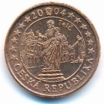 Чехия., 5 евроцентов (2004 г.)