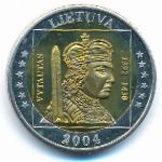 Литва., 2 евро (2004 г.)
