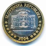 Словакия., 1 евро (2004 г.)