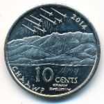 Индейская резервация Эвиапайп., 10 центов (2014 г.)
