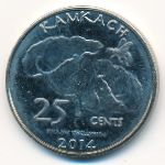 Индейская резервация Эвиапайп, 25 центов (2014 г.)