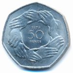 Great Britain, 50 pence, 1973