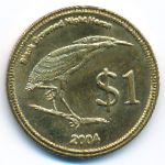 Кокосовые острова., 1 доллар (2004 г.)