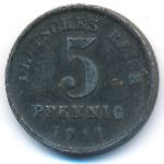 Germany, 5 pfennig, 1916