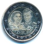Luxemburg, 2 euro, 2021