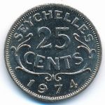 Сейшелы, 25 центов (1974 г.)