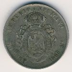 Мексика, 50 сентаво (1866 г.)