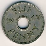 Фиджи, 1 пенни (1949–1952 г.)