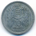 Monaco, 10 francs, 1946