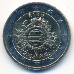 Ирландия, 2 евро (2012 г.)