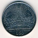 Vatican City, 50 lire, 1962